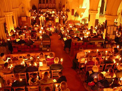 Candle Service 2004 at St Marys Eaton Bray