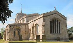 External view Eaton Bray Church from the East end