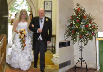 Weddings at St Mary's Eaton Bray: Flowers