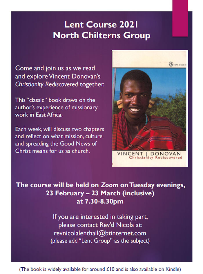 Lent Course 2021 - North Chilterns Group