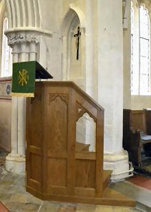 Pulpit of St Marys Eaton Bray