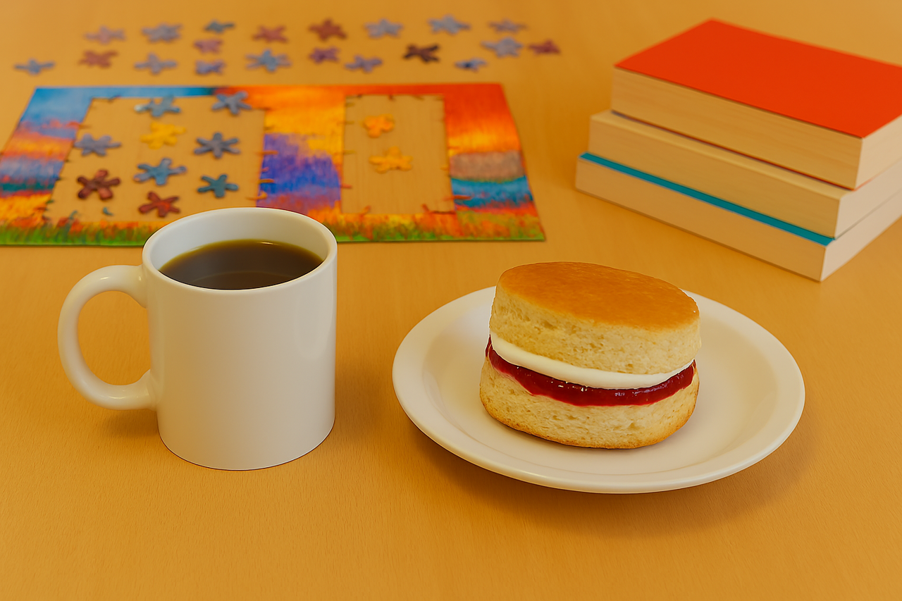 Coffee morning montage