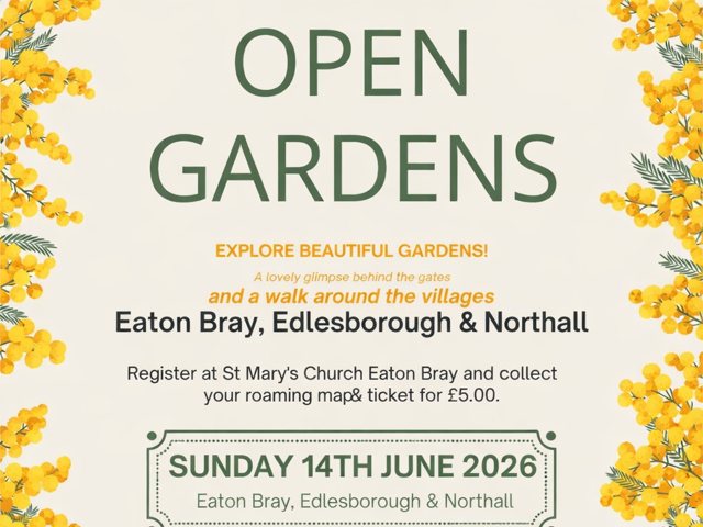 Open Gardens , 14 June Open Gardens 4-3